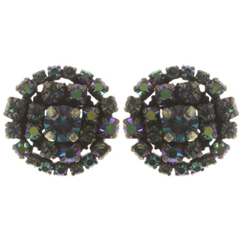 Konplott Ohrringe Ohrstecker Ballroom green antique