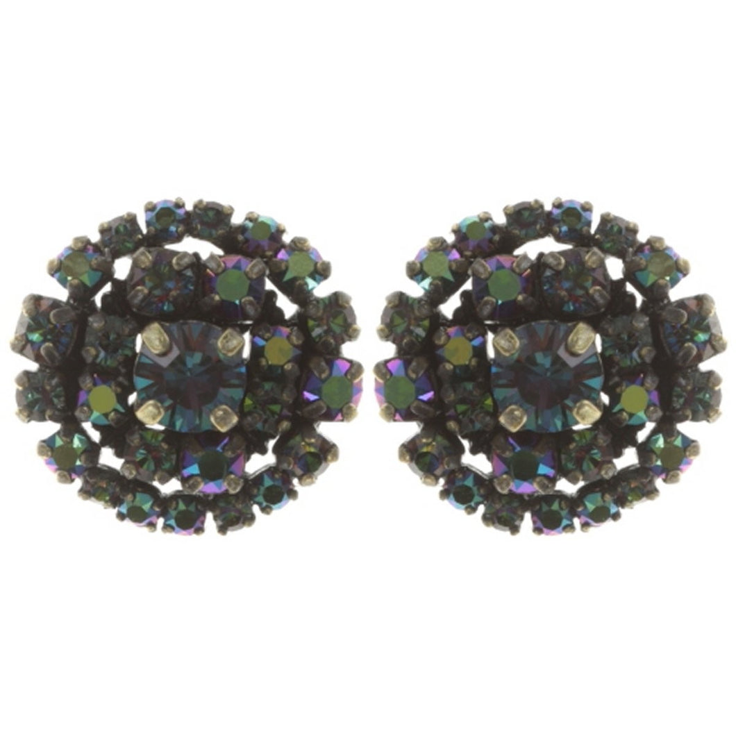 Konplott Ohrringe Ohrstecker Ballroom green antique