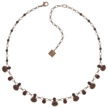 Laden Sie das Bild in den Galerie-Viewer, Konplott Halskette Collier Galaxy in Glass red antique