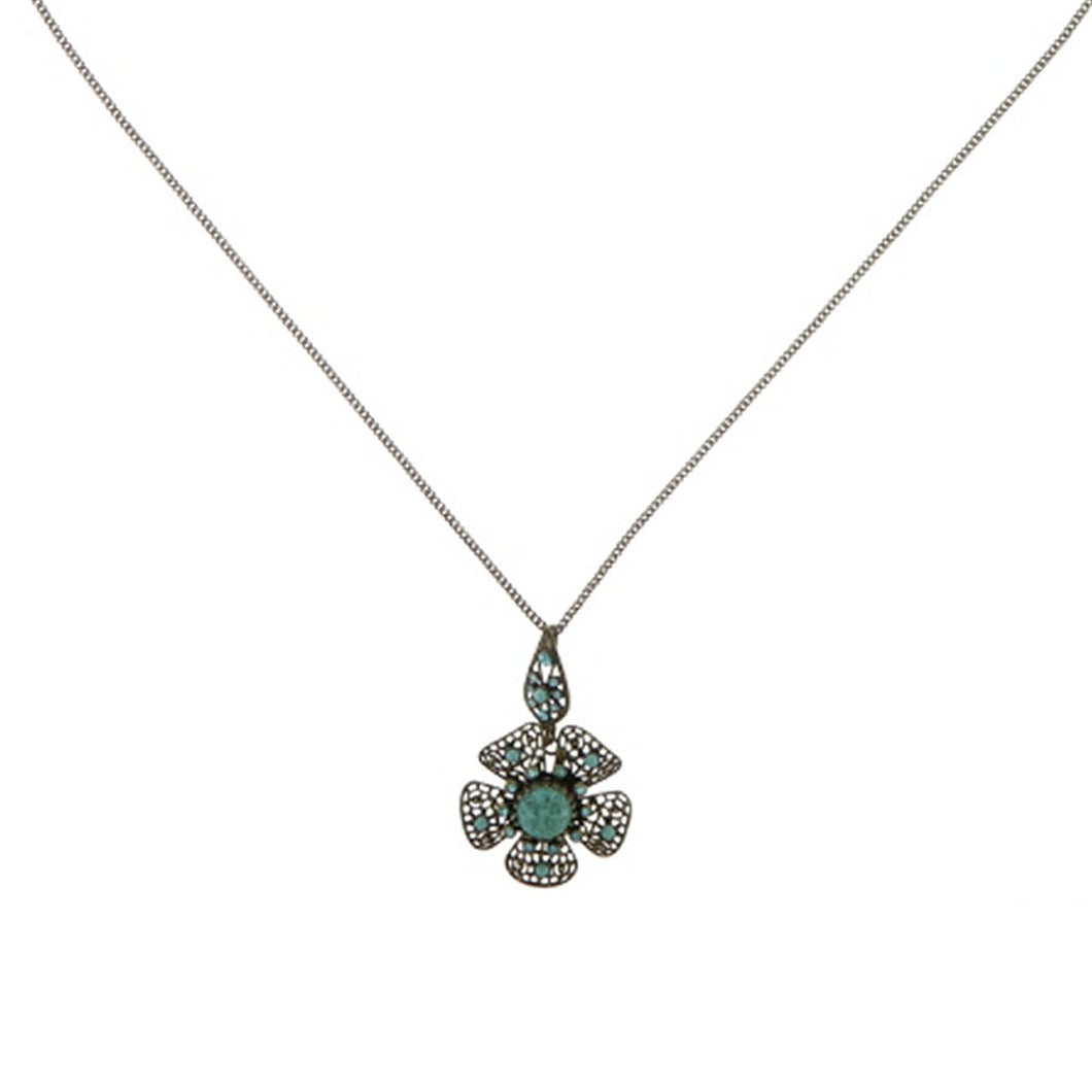 Konplott Halskette Collier Flamenco green medium antique brass