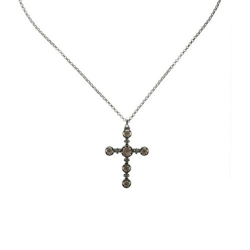 Konplott Halskette Collier Medieval Pop beige S,XS antique silver