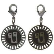 Laden Sie das Bild in den Galerie-Viewer, Konplott Anhänger Charm Zodiac Gemini/Zwillinge S brass/silver