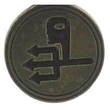 Laden Sie das Bild in den Galerie-Viewer, Konplott Anhänger Charm Zodiac Aquarius/Wassermann XS brass/silver