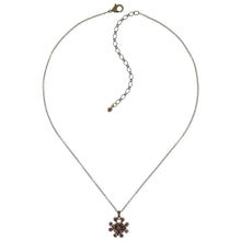 Laden Sie das Bild in den Galerie-Viewer, Konplott Halskette Magic Fireball lila shadow antique brass