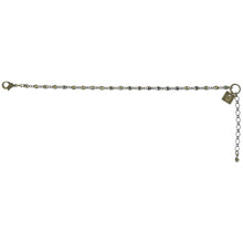 Laden Sie das Bild in den Galerie-Viewer, Konplott Armband Armkette Magic Fireball green crystal antique brass