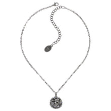 Laden Sie das Bild in den Galerie-Viewer, Konplott Halskette Collier Ballroom white antique silver