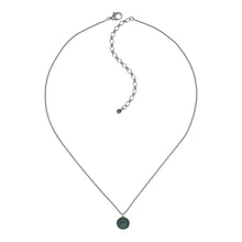 Laden Sie das Bild in den Galerie-Viewer, Konplott Halskette Collier Spell on You green antique silver