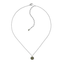 Laden Sie das Bild in den Galerie-Viewer, Konplott Halskette Collier Spell on You green / yellow antique silver
