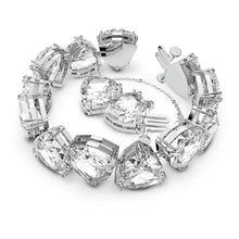 Laden Sie das Bild in den Galerie-Viewer, Swarovski Damen Armband Edelstahl Millenia Silber Trilliant-Schliff 5599194