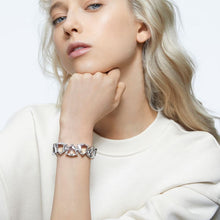 Laden Sie das Bild in den Galerie-Viewer, Swarovski Damen Armband Edelstahl Millenia Silber Trilliant-Schliff 5599194