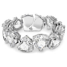 Laden Sie das Bild in den Galerie-Viewer, Swarovski Damen Armband Edelstahl Millenia Silber Trilliant-Schliff 5599194