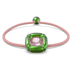 Swarovski Damen Armband Rosa Textil Dulcis Kristall 5613643