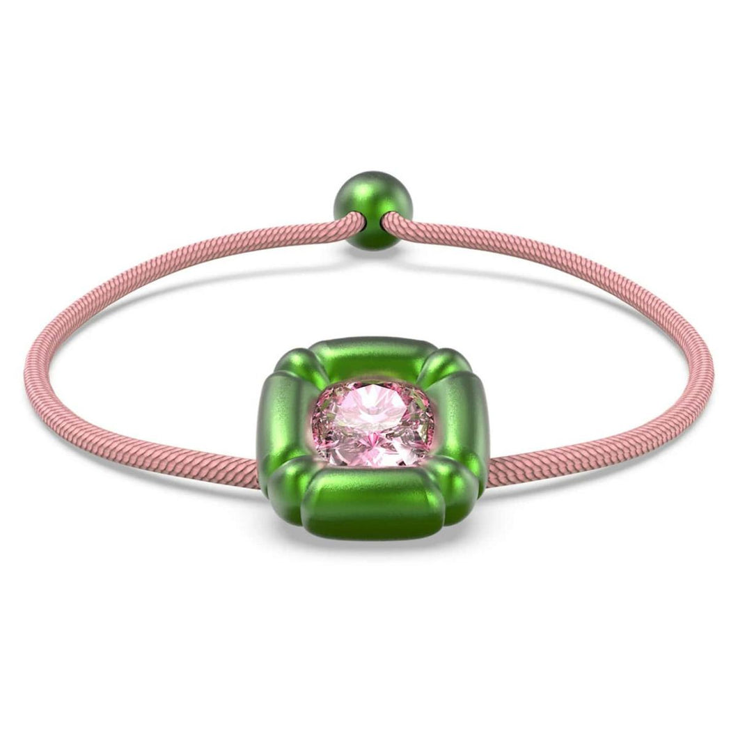 Swarovski Damen Armband Rosa Textil Dulcis Kristall 5613643
