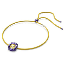 Laden Sie das Bild in den Galerie-Viewer, Swarovski Damen Kette Halskette Rosa Textil Dulcis Kristall 5613645