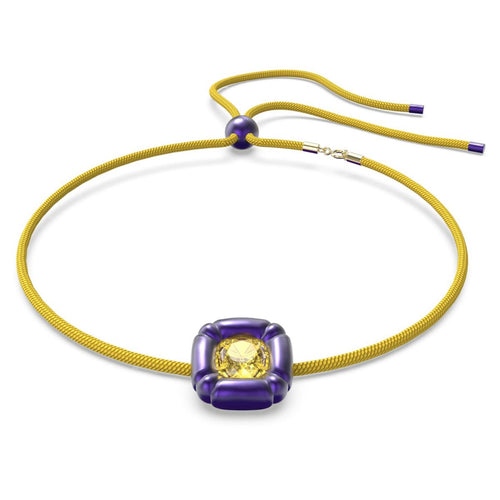 Swarovski Damen Kette Halskette Rosa Textil Dulcis Kristall 5613645