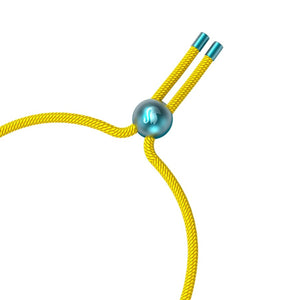 Swarovski Damen Armband Textil Dulcis blau Kristall gelb 5613667
