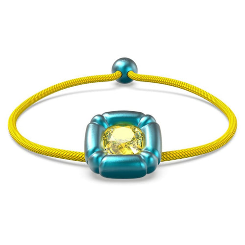 Swarovski Damen Armband Textil Dulcis blau Kristall gelb 5613667