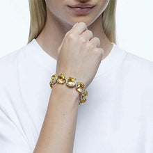 Laden Sie das Bild in den Galerie-Viewer, Swarovski Damen Armband Metall Kristall gelb Harmonia  5616513