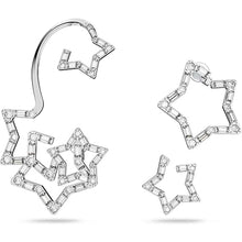 Laden Sie das Bild in den Galerie-Viewer, Swarovski Damen Ohrringe Ohrspange Set 3-teilig  Kristalle Stella 5617757