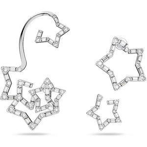 Swarovski Damen Ohrringe Ohrspange Set 3-teilig  Kristalle Stella 5617757