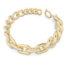 Laden Sie das Bild in den Galerie-Viewer, Swarovski Damen Armband Edelstahl Dextera Gold 5622221