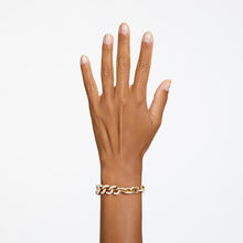 Laden Sie das Bild in den Galerie-Viewer, Swarovski Damen Armband Edelstahl Dextera Gold 5622221