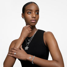 Laden Sie das Bild in den Galerie-Viewer, Swarovski Damen Armband Edelstahl Dextera Silber 5622226