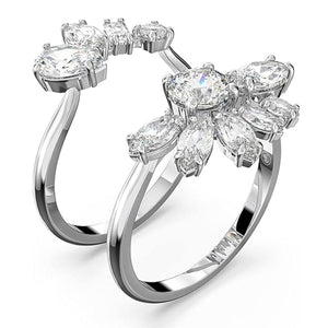 Swarovski Damen Ring Metall Silber Kristall GEMA-RING-SILBER