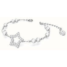Laden Sie das Bild in den Galerie-Viewer, Swarovski Damen Armband Metall silber Kristalle Stella M Stern 5645385