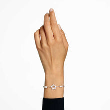 Laden Sie das Bild in den Galerie-Viewer, Swarovski Damen Armband Metall silber Kristalle Stella M Stern 5645385
