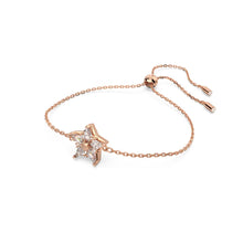 Laden Sie das Bild in den Galerie-Viewer, Swarovski Damen Armband Metall Rotgold Stern Kristalle Stella 5645460