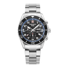 Laden Sie das Bild in den Galerie-Viewer, Swiss Alpine Military Herren Uhr Chronograph Analog Quarz 7029.9135SAM Edelstahl