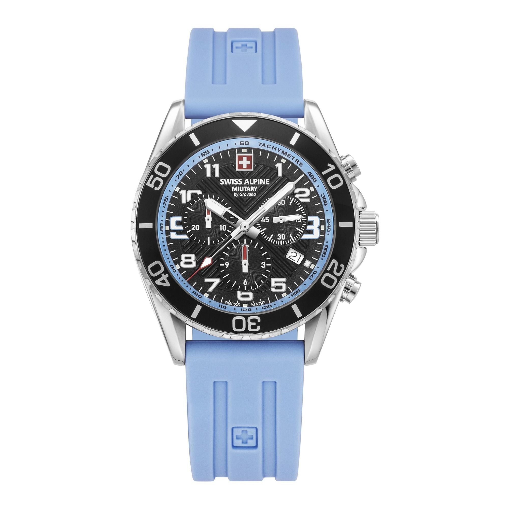 Swiss Alpine Military Herren Uhr Chronograph Analog Quarz 7029.9831SAM Preiswert24