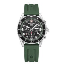 Laden Sie das Bild in den Galerie-Viewer, Swiss Alpine Military Herren Uhr Chronograph Analog Quarz 7029.9834SAM Silikon