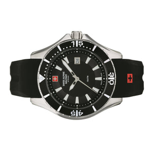 Swiss Alpine Military Herren Uhr Analog Quarz 7040.1837SAM Siikon