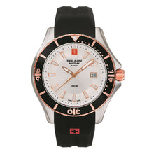 Laden Sie das Bild in den Galerie-Viewer, Swiss Alpine Military Herren Uhr Analog Quarz 7040.1852SAM Siikon