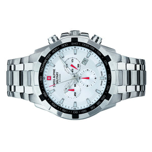 Swiss Alpine Military Herren Uhr Chrono 7043.9132SAM Edelstahl