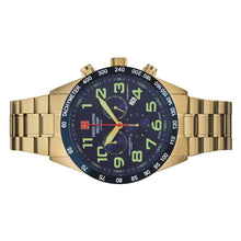 Laden Sie das Bild in den Galerie-Viewer, Swiss Alpine Military Herren Uhr Chronograph Analog Quarz 7047.9115SAM Edelstahl