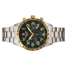 Laden Sie das Bild in den Galerie-Viewer, Swiss Alpine Military Herren Uhr Chronograph Analog Quarz 7047.9144SAM Edelstahl