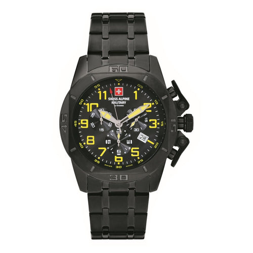 Swiss Alpine Military Herren Uhr Chrono 7063.9174SAM Edelstahl