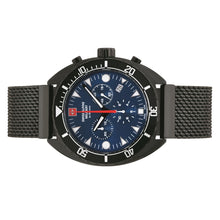 Laden Sie das Bild in den Galerie-Viewer, Swiss Alpine Military Herren Uhr Chronograph Analog Quarz 7066.9175SAM-1 Edelstahl