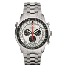 Laden Sie das Bild in den Galerie-Viewer, Swiss Alpine Military Herren Uhr Chronograph Analog Quarz 7078.9132SAM Edelstahl