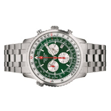 Laden Sie das Bild in den Galerie-Viewer, Swiss Alpine Military Herren Uhr Chronograph Analog Quarz 7078.9134SAM Edelstahl