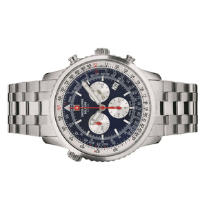 Swiss Alpine Military Herren Uhr Chronograph Analog Quarz 7078.9135SAM Edelstahl