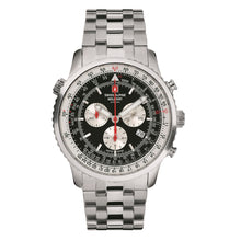 Laden Sie das Bild in den Galerie-Viewer, Swiss Alpine Military Herren Uhr Chronograph Analog Quarz 7078.9137SAM Edelstahl