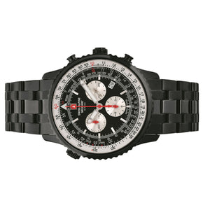 Swiss Alpine Military Herren Uhr Chronograph Analog Quarz 7078.9177SAM Edelstahl