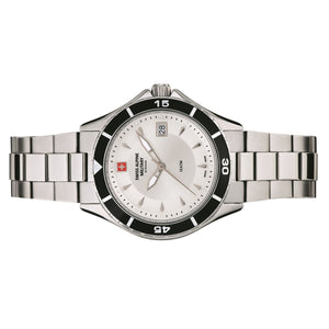 Swiss Alpine Military Damen Uhr Analog Quarz 7740.1132SAM Edelstahl