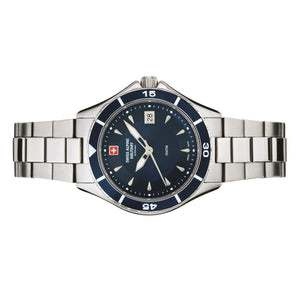 Swiss Alpine Military Damen Uhr Analog Quarz 7740.1135SAM Edelstahl