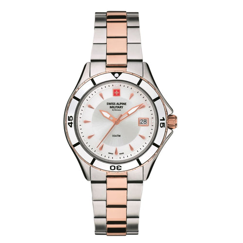 Swiss Alpine Military Damen Uhr Analog Quarz 7740.1152SAM Edelstahl