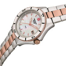 Laden Sie das Bild in den Galerie-Viewer, Swiss Alpine Military Damen Uhr Analog Quarz 7740.1153SAM Edelstahl